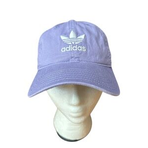 Adidas Women’s Plum Purple One Size Strap Back‎ Hat/Cap Logo Spell Out